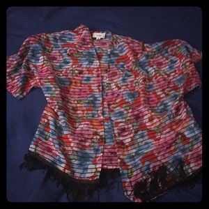 Fringe style light overall.